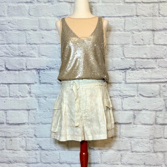 Anthropologie Greylin Gold Top - Picture 4 of 7